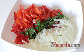 Узбекский салат к плову