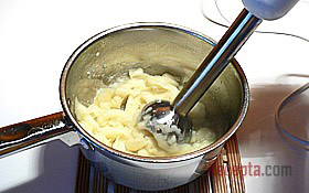 Картофельный суп-пюре с шампиньонами