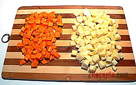 Овощи в белом соусе