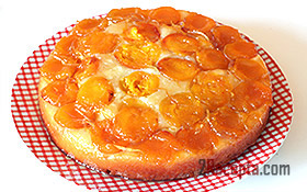 Перевернутый пирог с абрикосами