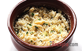 Рисовые оладьи с сыром