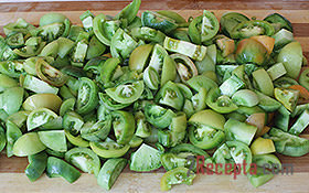 Салат из зеленых помидор на зиму