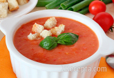 Холодный томатный суп Гаспачо
